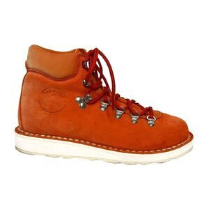 Diemme Roccia Orange Suede Lace Up Hiking Boots